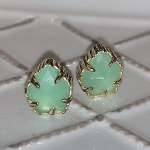 Kendra Scott Tessa Chalcedony Stud Earrings